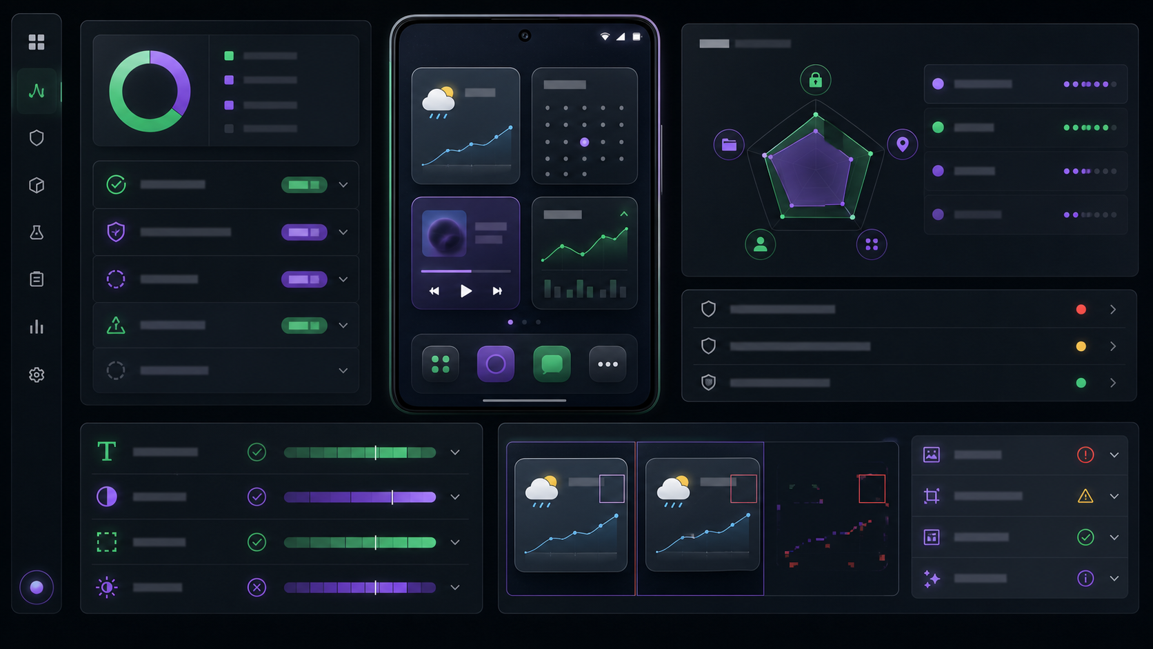 WidgetGuard AI Android widget QA console preview